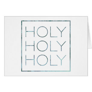 Cartão Santo Santo Santo Santo