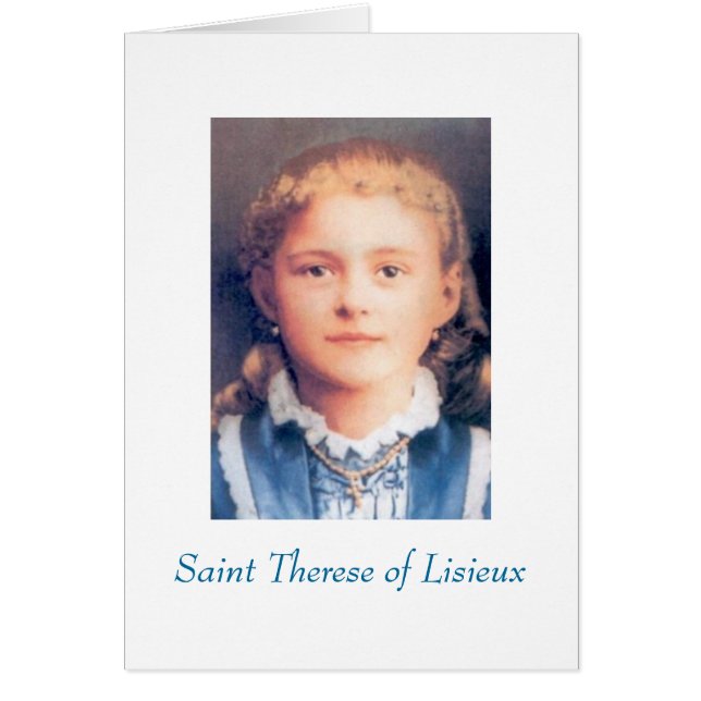 Cartão Santo Therese de Lisieux (Frente)