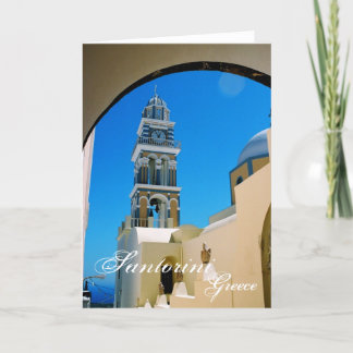 Cartão Santorini, Grécia Card
