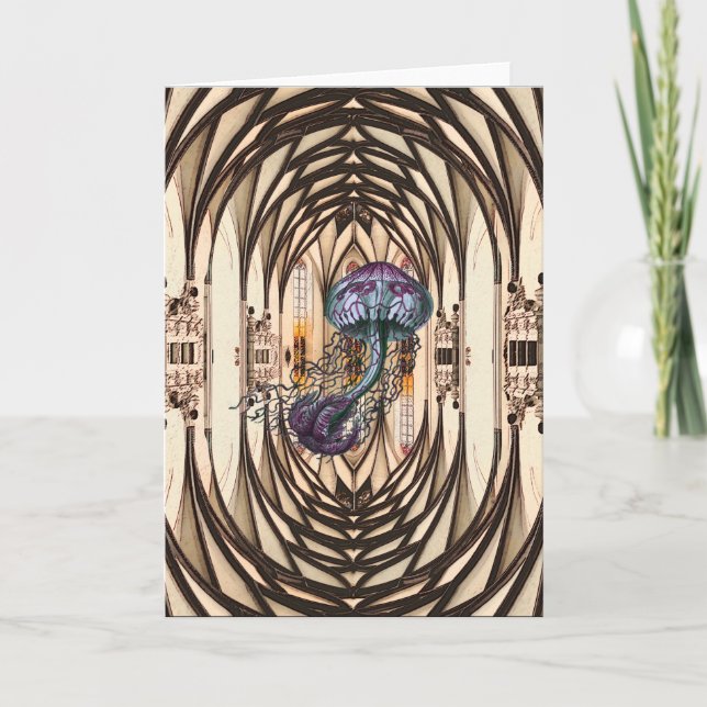 Cartão Santuário da Super Jellyfish (Frente)