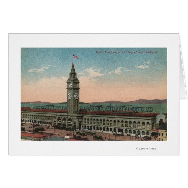 Cartão São Francisco, CAUnion Ferry Terminal Building (Frente Horizontal)