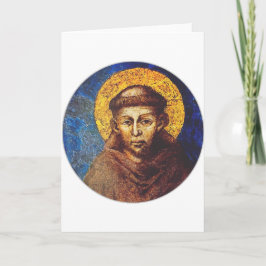 Cartão São Francisco de Assis O Cântico das Criaturas
