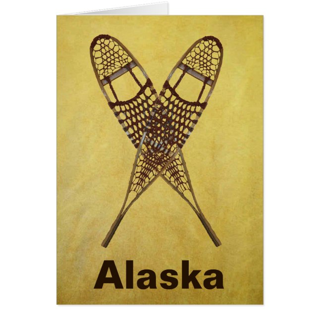 Cartão Sapatos de neve (Frente)