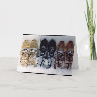 Cartão Sapatos de neve