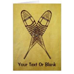 Cartão Sapatos de neve