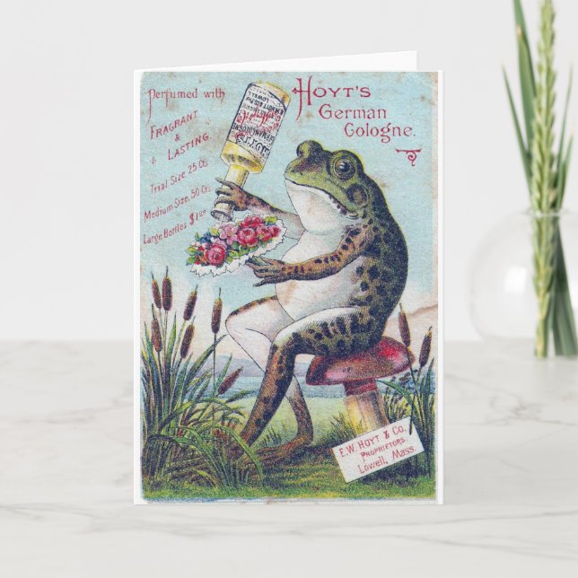 Cartão Sapo alemão de Colônia de Hoyt (Frente)