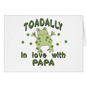 Cartão Sapo da papá do amor de TOADALLY
