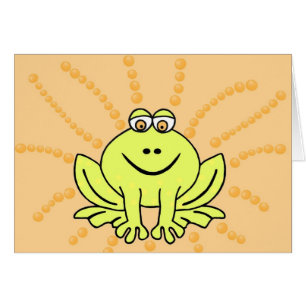 Cartão Sapo de Freddie