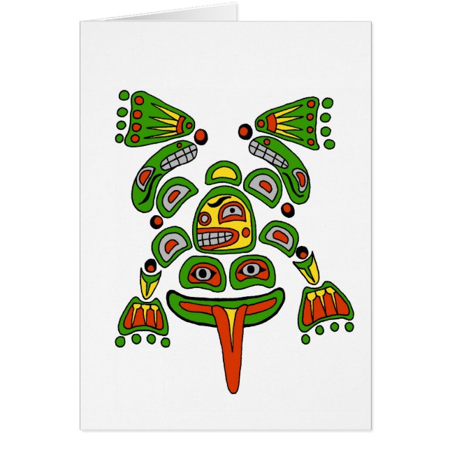 Cartão Sapo do Haida (Frente)