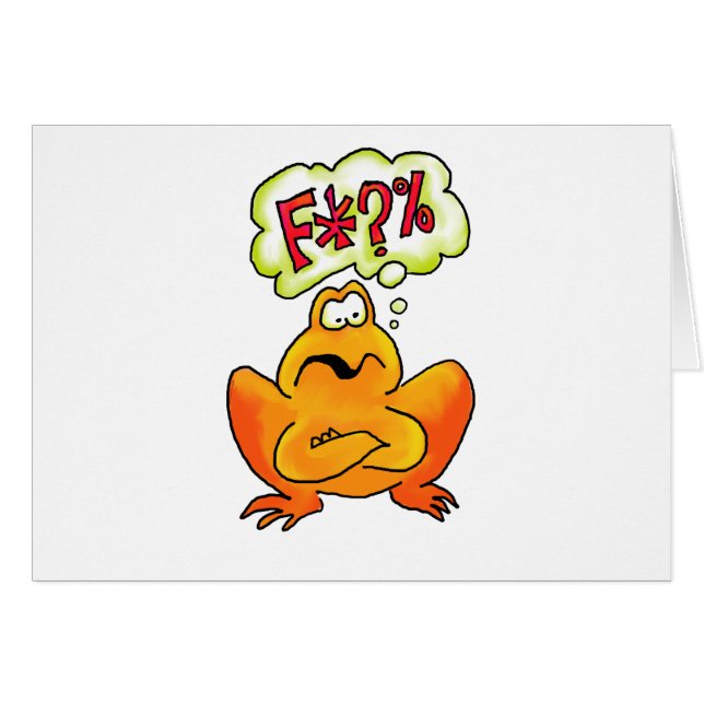 Cartão sapo Quatro-indicado por letras (Frente Horizontal)