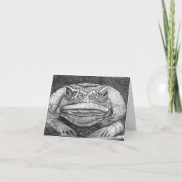 Cartão Sapo rabugento