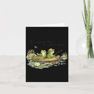 Cartão Sapo toad lê livro professores alunos crianças liv