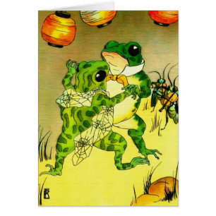 Cartão Sapos da dança