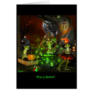 Cartão Sapos de Eastwick