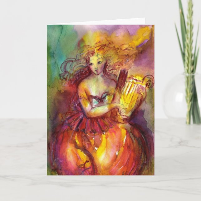 CARTÃO SAPPHO, DANÇA, MÚSICA E POESIA (Frente)