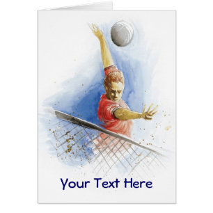 Cartão Saque do voleibol