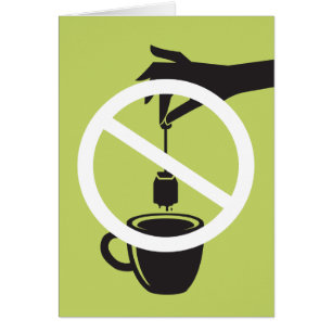 Cartão Saquinho de chá