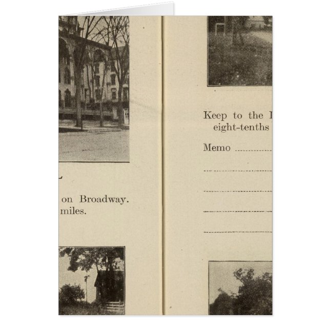 Cartão Saratoga Primaveras Dunning Street (Frente)