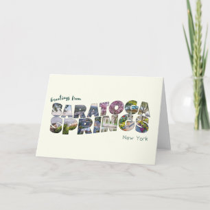 Cartão Saratoga Springs Series 02 Greeting Card
