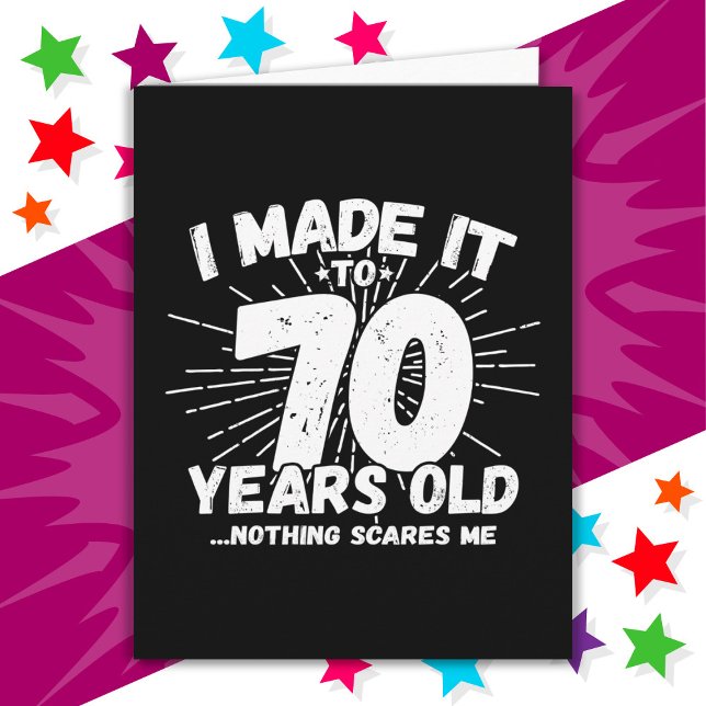 Cartão Sarcastic Meme 70 no Aniversário, 70 anos (Criador carregado)