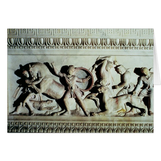 Cartão Sarcófago de Alexander (Frente Horizontal)