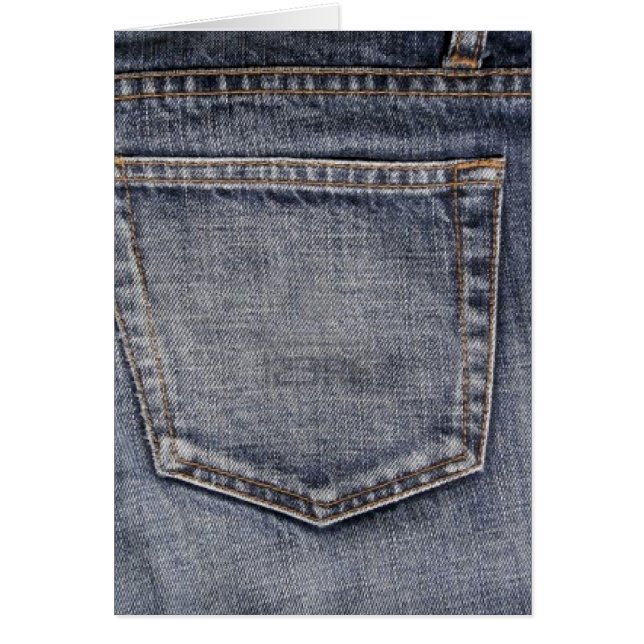 Cartão Sarja de Nimes (Frente)