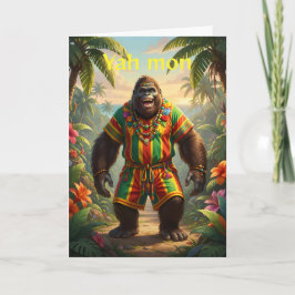 Cartão Sasquatch na Jamaica