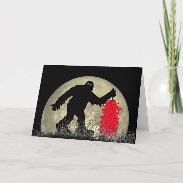 Cartão SASQUATCH VISTO EM HATCH, NOVA Placa MÉXICA (Frente)