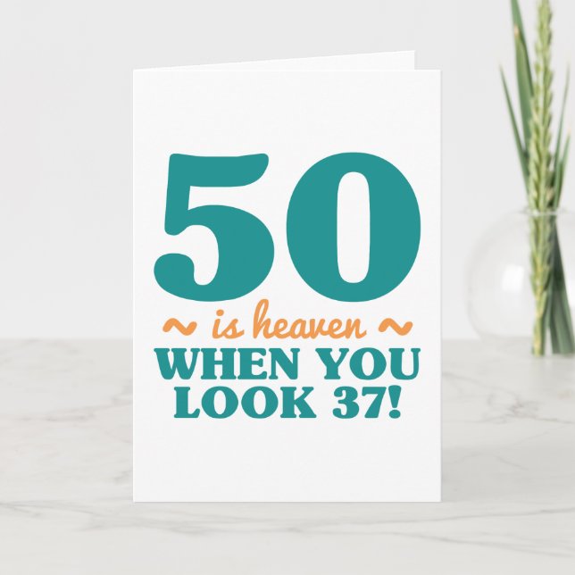 Cartão Sassy 50º Aniversário (Frente)
