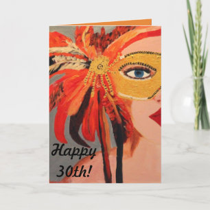 Cartão Sassy Lady 30th Birthday Card