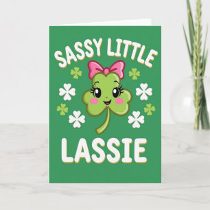Cartão Sassy Little Lassie