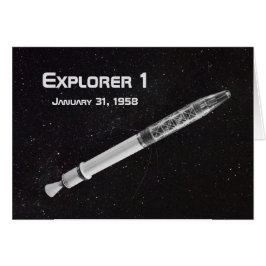 Cartão Satélite do Explorer 1