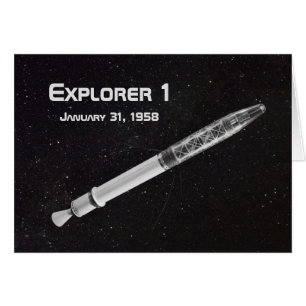 Cartão Satélite do Explorer 1