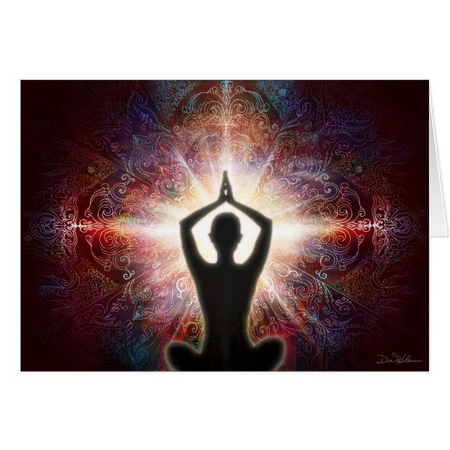 Cartão Saudação 2013 da mandala (Frente Horizontal)