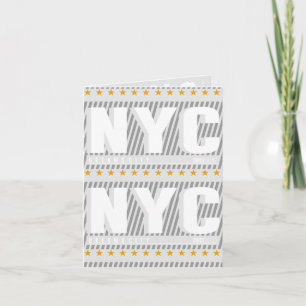 Cartão Saudação Casual de Arte Urbana de Nova York Bronx