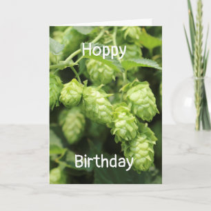 Cartão Saudação de aniversário de Hoppy: saltos selvag