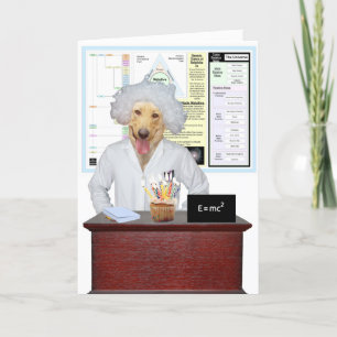 Cartão Saudação de Aniversário do Funny Physics Lab