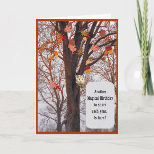 Cartão Saudação de Aniversário Mútuo