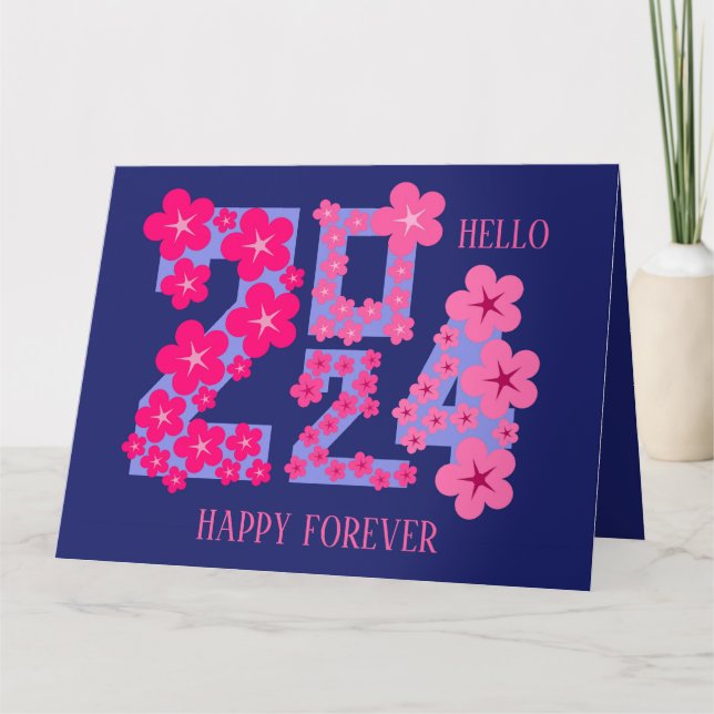 CARTÃO SAUDAÇÃO DE ANO NOVO DE 2024 DA IRMÃ (Frente)