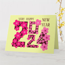 CARTÃO SAUDAÇÃO DE ANO NOVO DE 2024 PARA QUALQUER UM