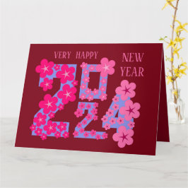 CARTÃO SAUDAÇÃO DE ANO NOVO DE 2024 PARA QUALQUER UM