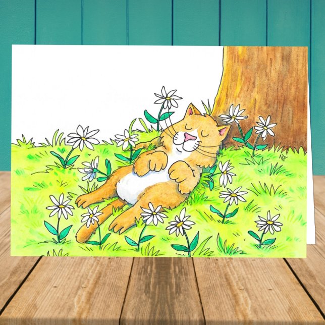 Cartão Saudação de Gatinho Fofo (Criador carregado)