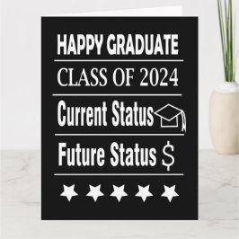 Cartão Saudação de Graduação de Formando Feliz