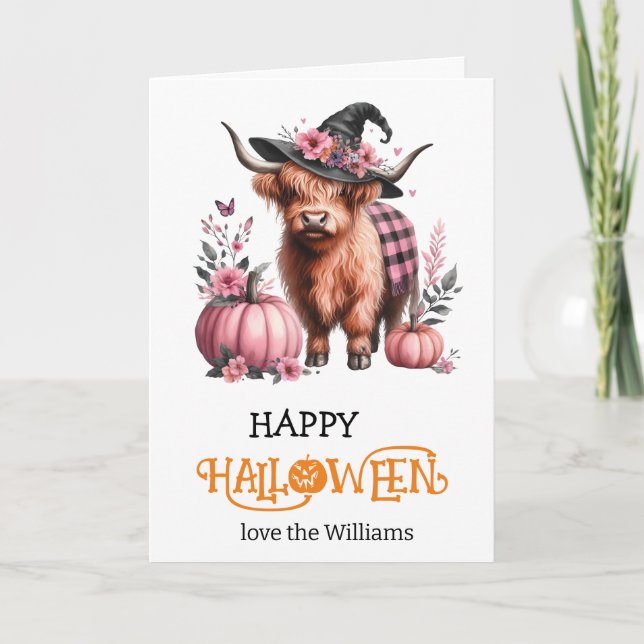 Cartão saudação de halloween (Frente)