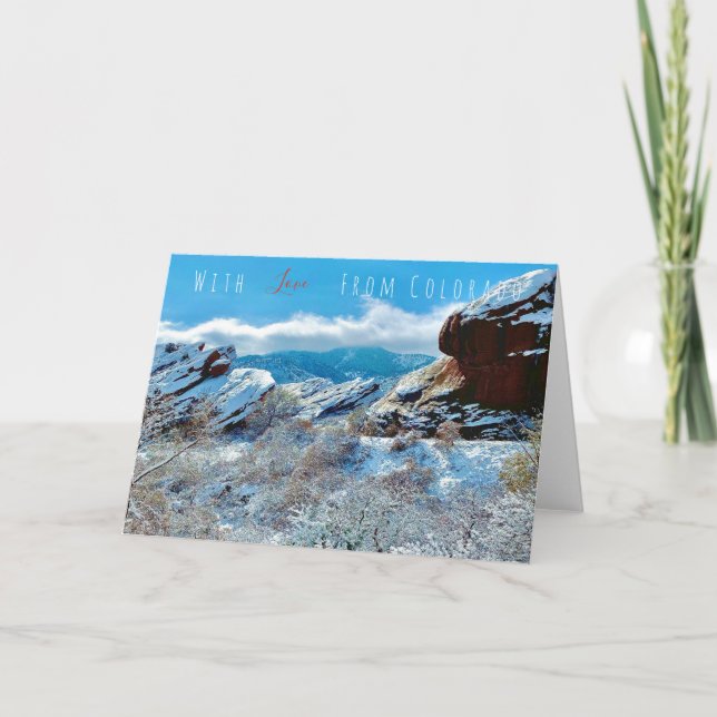 Cartão Saudação do Colorado (Frente)