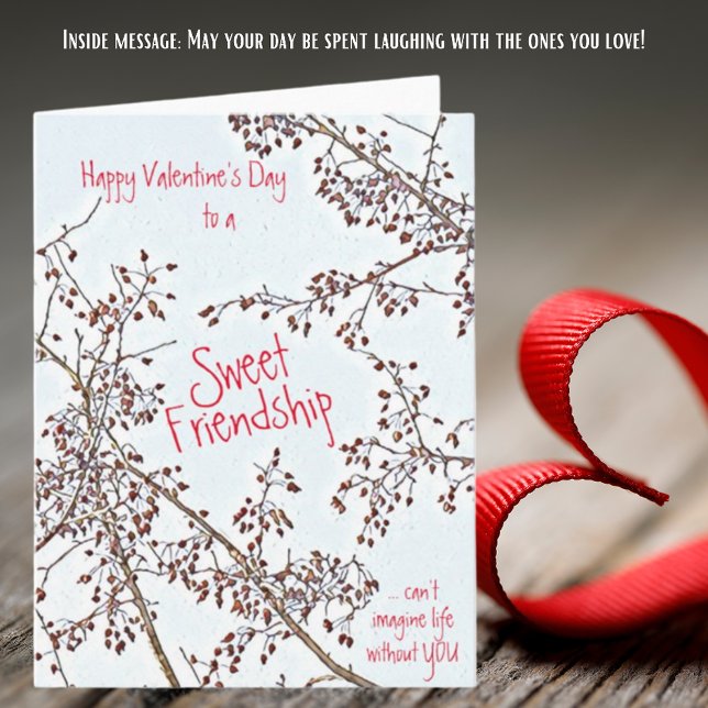 Cartão Saudação do Namorados do Amigo Doce da Apple (Criador carregado)