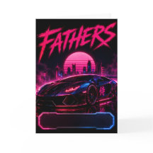 Saudação do Pai Carro Cyberpunk