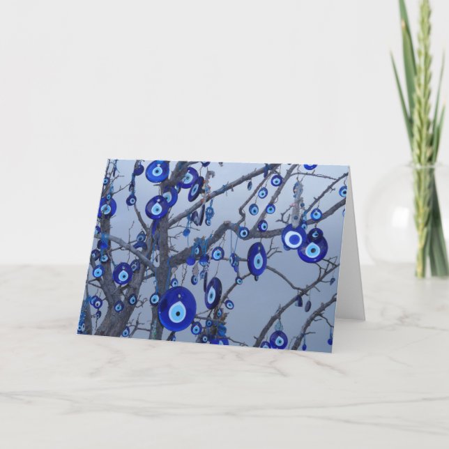 Cartão Saudação Pagan Wiccan da Árvore de Proteção dos Ol (Frente)
