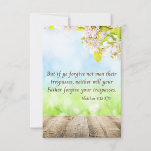 Cartão Saudação Pic de Escritura de Bíblia do Matthew 6:1