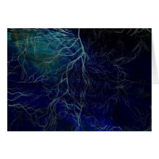 Cartão Saudação Pirata Tormentada (Frente Horizontal)